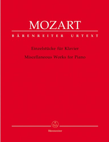 Wolfgang Amadeus Mozart: Miscellaneous Works for Piano - antologia utworów fortepianowych - nuty na fortepian