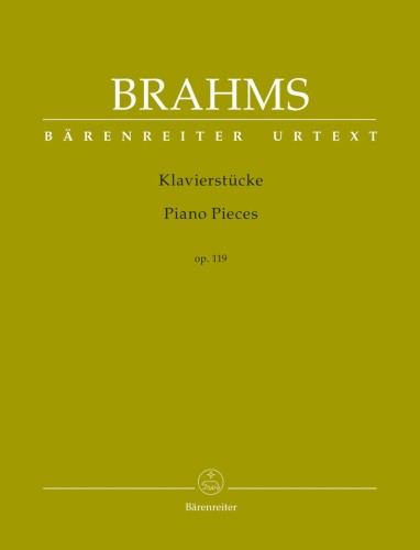 Johannes Brahms: Piano Pieces op. 119 - 4 utwory fortepianowe - nuty na fortepian