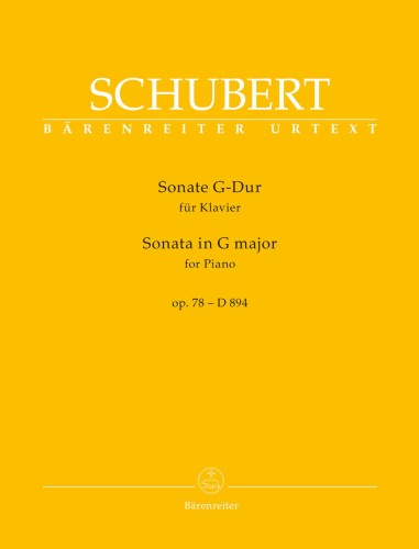 Franz Schubert: Sonate G major for Pianoforte op. 78 D 894 - Sonata fortepianowa G-dur - nuty na fortepian