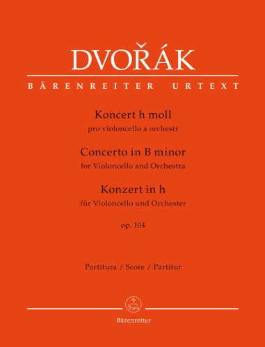 Antonin Dvorak: Concerto for Violoncello and Orchestra B minor op. 104 - koncert wiolonczelowy h-moll - nuty na orkiestrę - partytura