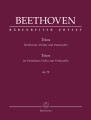 Ludwig van Beethoven: Trios for Pianoforte, Violin and Violoncello op. 70 - dwa tria fortepianowe - nuty na fortepian, skrzypce i wiolonczelę