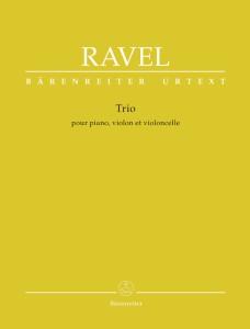 Maurice Ravel: Trio for Piano, Violin and Violoncello - trio fortepianowe - nuty na fortepian, skrzypce i wiolonczelę