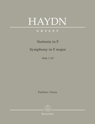 Joseph Haydn: Symphony F major Hob. I:67 - Symfonia F-dur - nuty na orkiestrę - partytura
