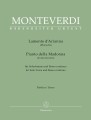 Claudio Monteverdi: Lamento d'Arianna (Monodia) i Pianto della Madonna (Contrafactum) - nuty na głos sopran lub mezzosopran z fortepianem