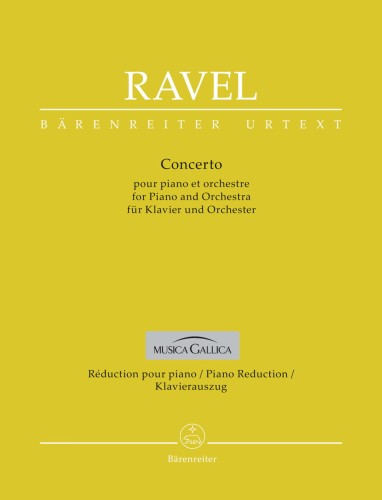 Maurice Ravel: Concerto for Piano and Orchestra - koncert fortepianowy - nuty na dwa fortepiany