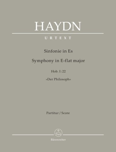 Joseph Haydn: Symphony E-flat major Hob. I:22 'Der Philosoph' - Symfonia nr 22 Es-dur 'Filozof' - nuty na orkiestrę - partytura