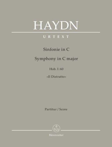 Joseph Haydn: Symphony C major Hob. I:60 'Il Distratto' - Symfonia nr 60 C-dur - nuty na orkiestrę - partytura