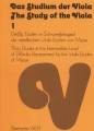 Ulrich Druner: Das Studium der Viola I - The Study of the Viola 1 - etiudy na altówkę
