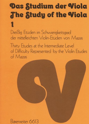 Ulrich Druner: Das Studium der Viola I - The Study of the Viola 1 - etiudy na altówkę