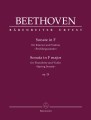 Ludwig van Beethoven: Sonate F major for Pianoforte and Violin op. 24 'Spring Sonata' - Sonata F-dur - nuty na skrzypce i fortepian
