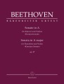 Ludwig van Beethoven: Sonate A major for Pianoforte and Violin op. 47 'Kreutzer Sonata' - Sonata A-dur - nuty na skrzypce i fortepian