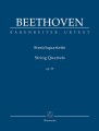 Ludwig van Beethoven: String Quartets op. 59 - trzy kwartety Razumowskiego - partytura studyjna