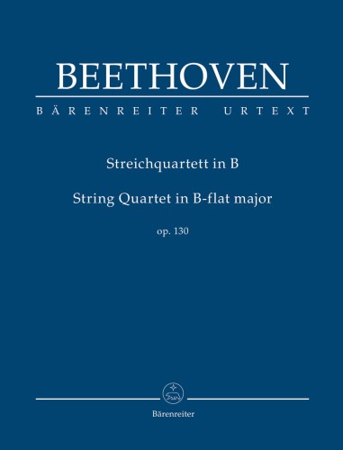 Ludwig van Beethoven: String Quartet nr 13 B-dur op. 130 - partytura studyjna