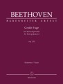 Ludwig van Beethoven: Grosse Fuge for String Quartet op. 133 - Wielka fuga B-dur - nuty na kwartet smyczkowy