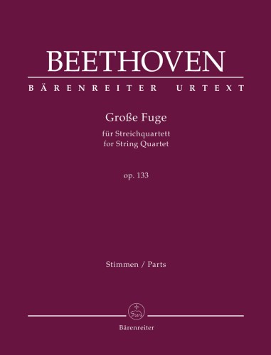 Ludwig van Beethoven: Grosse Fuge for String Quartet op. 133 - Wielka fuga B-dur - nuty na kwartet smyczkowy