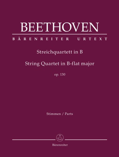 Ludwig van Beethoven: String Quartet nr 13 B-dur op. 130 - nuty na kwartet smyczkowy