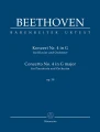 Ludwig van Beethoven: Concerto for Pianoforte and Orchestra no. 4 G major op. 58 - koncert fortepianowy nr 4 G-dur - partytura studyjna