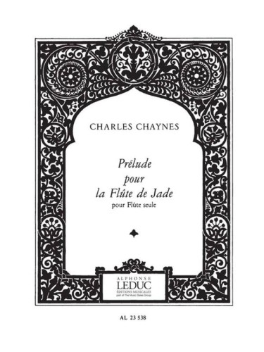 Charles Chaynes: Prelude pour la Flute de Jade - nuty na flet poprzeczny solo