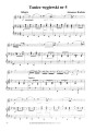 Johannes Brahms: Taniec węgierski nr 5 - nuty na flet poprzeczny z fortepianem
