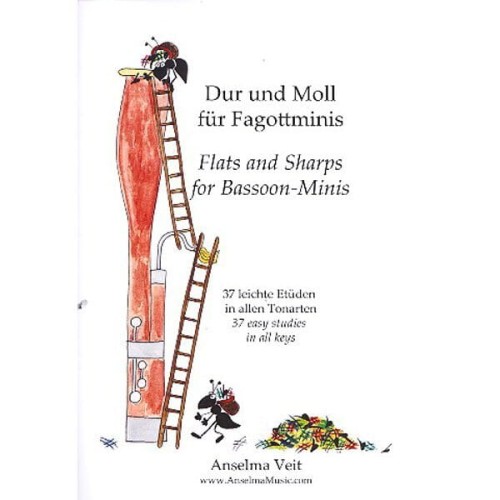 Anselma Veit - Dur und Moll fur Fagottminis - 37 łatwych etiud we wszystkich tonacjach na fagottino