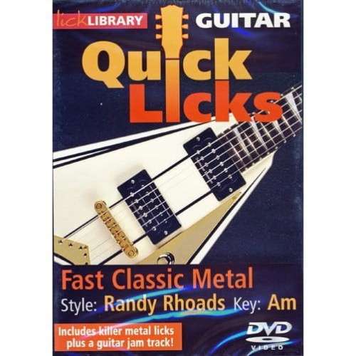 Lick Library - Quick Licks - Randy Rhoads Fast Classic Metal - szkoła gry na gitarze elektrycznej (DVD)