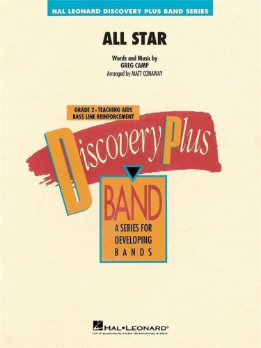 Discovery Plus Band: Smash Mouth - All Star (Score & Parts) - Matt Conaway - nuty na młodzieżową orkiestrę dętą