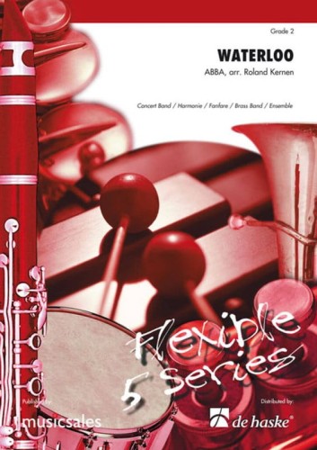 ABBA: Waterloo (Score & Parts) - Roland Kernen - nuty na młodzieżową orkiestrę dętą
