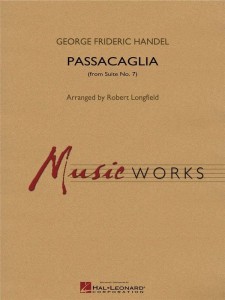 Georg Friedrich Handel: Passacaglia z suity nr 7 g-moll HWV 432 (Score & Parts) - Robert Longfield - nuty na orkiestrę dętą
