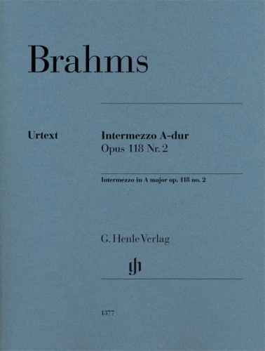 Johannes Brahms: Intermezzo A-dur op. 118 nr 2 - utwór koncertowy - nuty na fortepian