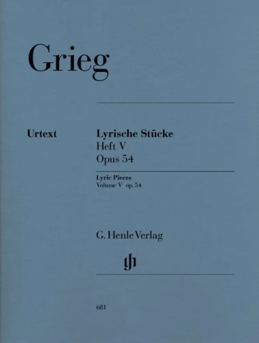 Edvard Grieg  Lyric Pieces Volume V op. 54 - Utwory liryczne tom 3 - nuty na fortepian