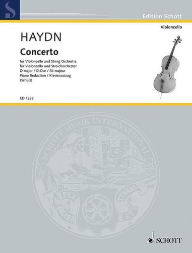 Joseph Haydn: Concerto D-dur Hob. VIIb:4 - koncert wiolonczelowy - nuty na wiolonczelę i fortepian