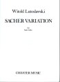 Witold Lutosławski: Sacher Variation for Solo Cello - wariacja sacherowska - nuty na wiolonczelę