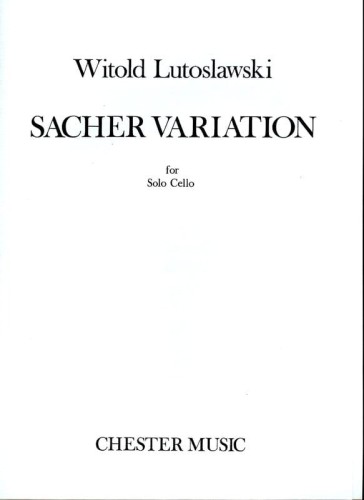 Witold Lutosławski: Sacher Variation for Solo Cello - wariacja sacherowska - nuty na wiolonczelę