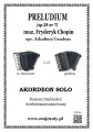 Preludium op. 28 nr 7 - Fryderyk Chopin - nuty na akordeon solo
