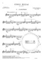 Astor Piazzolla: Cinco piezas para guitarra - Angelo Gilardino - nuty na gitarę klasyczną