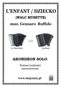 L'enfant (Dziecko) - walc Musette - Gennaro Ruffolo - nuty na akordeon solo