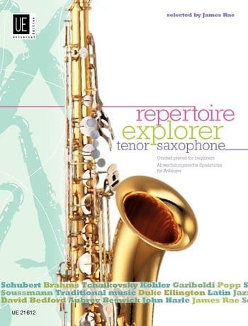 Repertoire Explorer - Tenor Saxophone - James Rae - nuty na saksofon tenorowy solo i z fortepianem