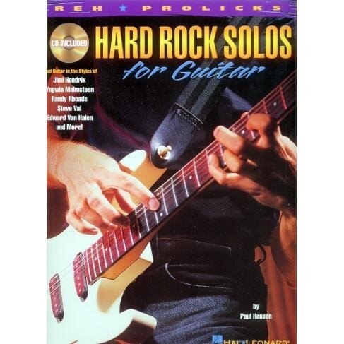 Hard Rock Solos for Guitar - Paul Hanson - nuty i tabulatury na gitarę elektryczną (+ płyta CD)