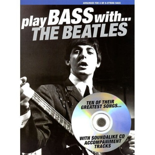 Play Bass With - The Beatles - nuty na gitarę basową (+ płyta CD)