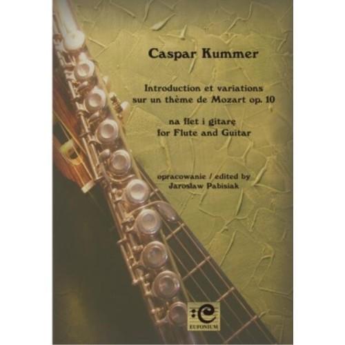 Introduction et variations op. 10 - nuty na flet i gitarę - Caspar Kummer, Jarosław Pabisiak