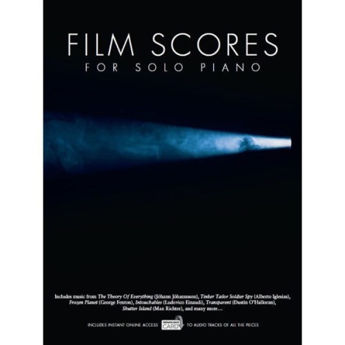 Film Scores For Solo Piano (+ audio online) - muzyka filmowa na fortepian