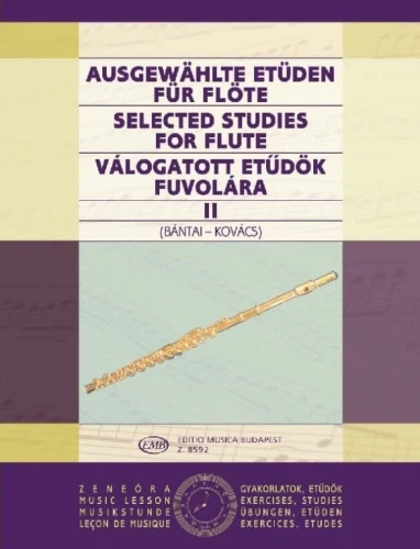 Selected Studies for flute 2 - Bántai Vilmos, Kovács Gábor - wybrane ćwiczenia i etiudy na flet poprzeczny