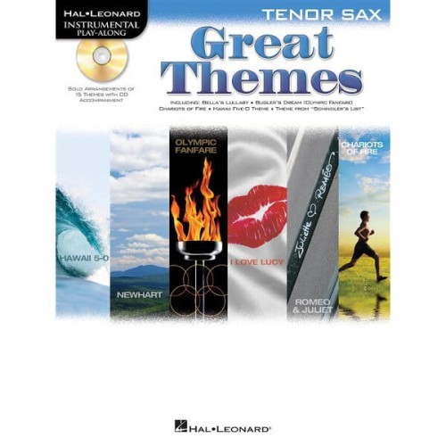 Great Themes: Tenor Sax (+ płyta CD) - muzyka filmowa na saksofon tenorowy