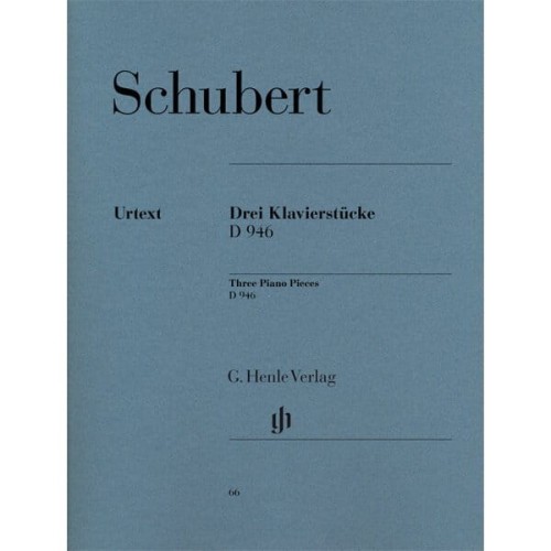 Franz Schubert: Three piano pieces D 946 - 3 utwory fortepianowe - nuty na fortepian solo