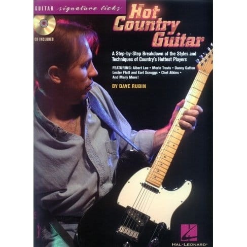 Guitar Signature Licks: Hot Country Guitar - Dave Rubin - szkoła gry na gitarze elektrycznej (+ płyta CD)