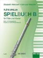 Flote Spielen - Spielbuch Band B - Elizabeth Weinzierl, Edmund Wachter - utwory na flet poprzeczny z fortepianem cz. 2 (+ płyta CD)