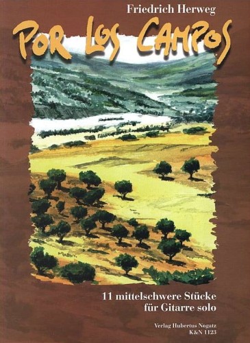 Friedrich Herweg: Por Los Campos - nuty na gitarę klasyczną