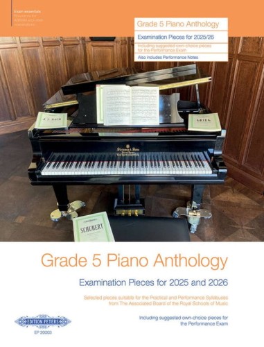 Grade 5 Piano Anthology 2025-2026 - wybór utworów egzaminacyjnych ABRSM - nuty na fortepian solo