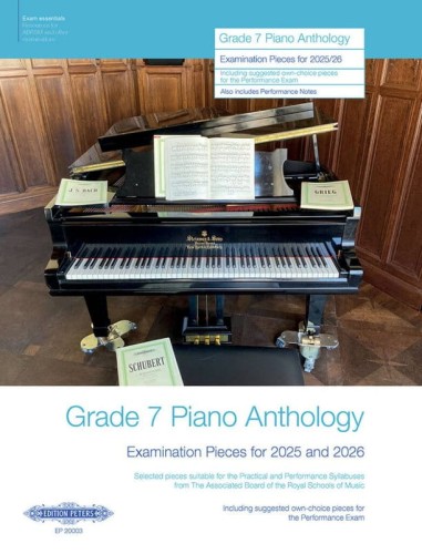 Grade 7 Piano Anthology 2025-2026 - wybór utworów egzaminacyjnych ABRSM - nuty na fortepian solo