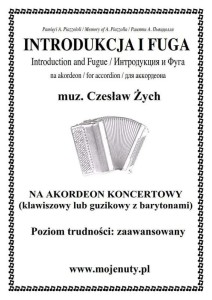 Introdukcja i fuga - Czesław Żych - nuty na akordeon koncertowy z barytonami
